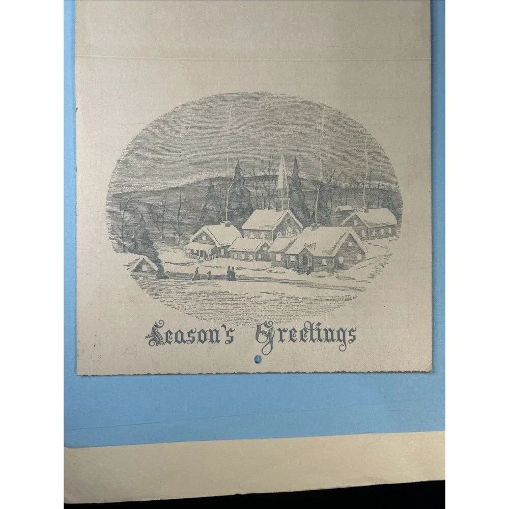 1955 Salesman Sample Store Calendar ‘Parting of The Ways’ byFrances TiptonHunter